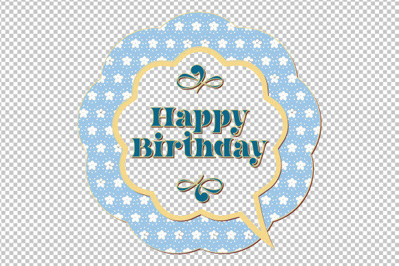 Baby Boy Retro Speech Bubble EPS SVG PNG