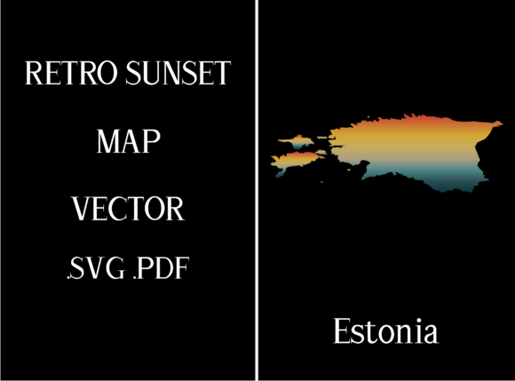 Estonia Retro Sunset Map: A Designer's Stitch Review
