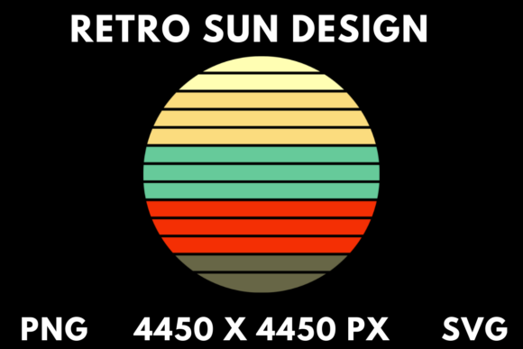 Fun Retro Sun PNG and SVG Review