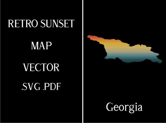 Georgia Retro Sunset Map: A Designer's Stitch Review