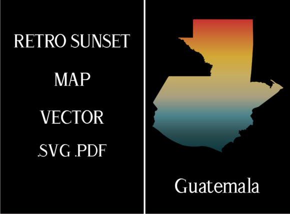 Guatemala Retro Sunset Map: A Designer's Stitch Review