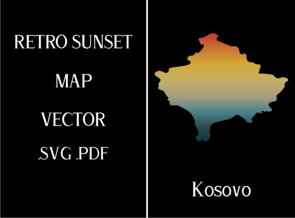 Kosovo Retro Sunset Map: A Designer's Stitch Review