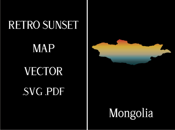 Mongolia Retro Sunset Map: A Designer's Stitch Review