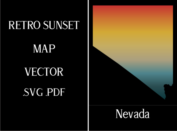 Nevada Retro Sunset Map: A Designer's Stitch Review