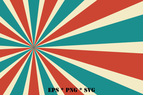 Retro Vintage Starburst Sunburst SVG PNG