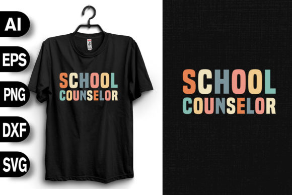 School Counselor Vintage Retro