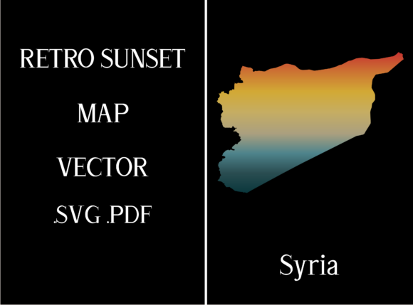 Syria Retro Sunset Map: A Designer's Stitch Review