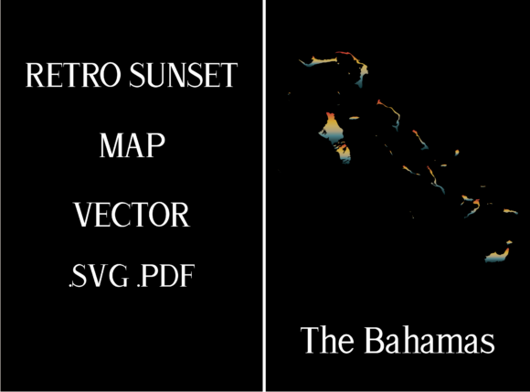 The Bahamas Retro Sunset Map: A Designer's Stitch Review
