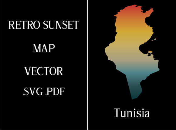 Tunisia Retro Sunset Map: A Designer's Stitch Review