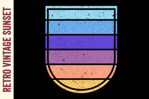 Vintage Retro Sunset Striped 70s SVG: A Designer's Review
