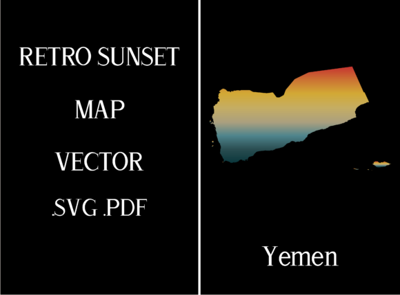 Yemen Retro Sunset Map: A Designer's Stitch Review